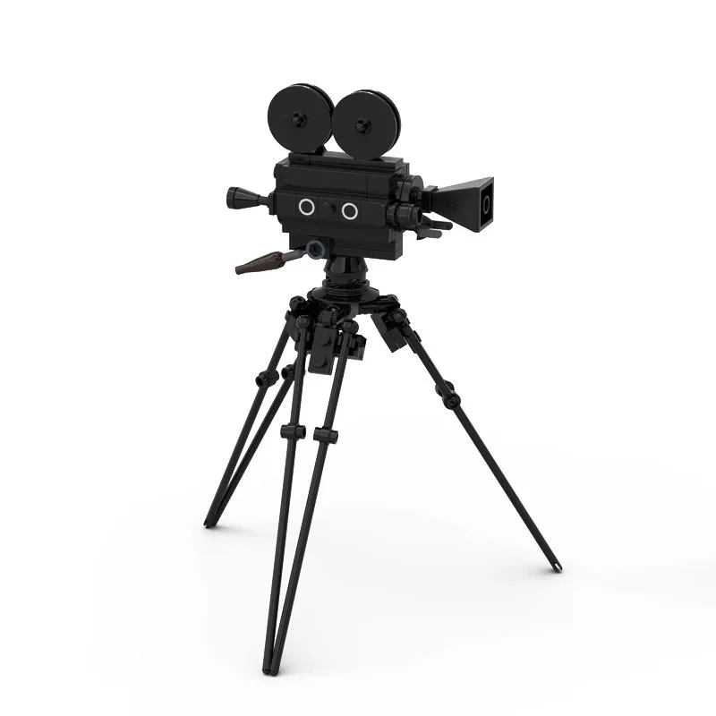 Конструктор Spot MOC-21947 старомодный с камерой для ноутбука чемодана телефона