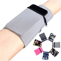 1pc multifunctional band zipper ankle wrap sport wrist strap wallet storage bag case badminton basketball wristband sweatband