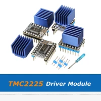 lerdge 256 microsteps v1 0 tmc2225 stepper motor driver module for lerdge x lerdge k board 3d printer parts