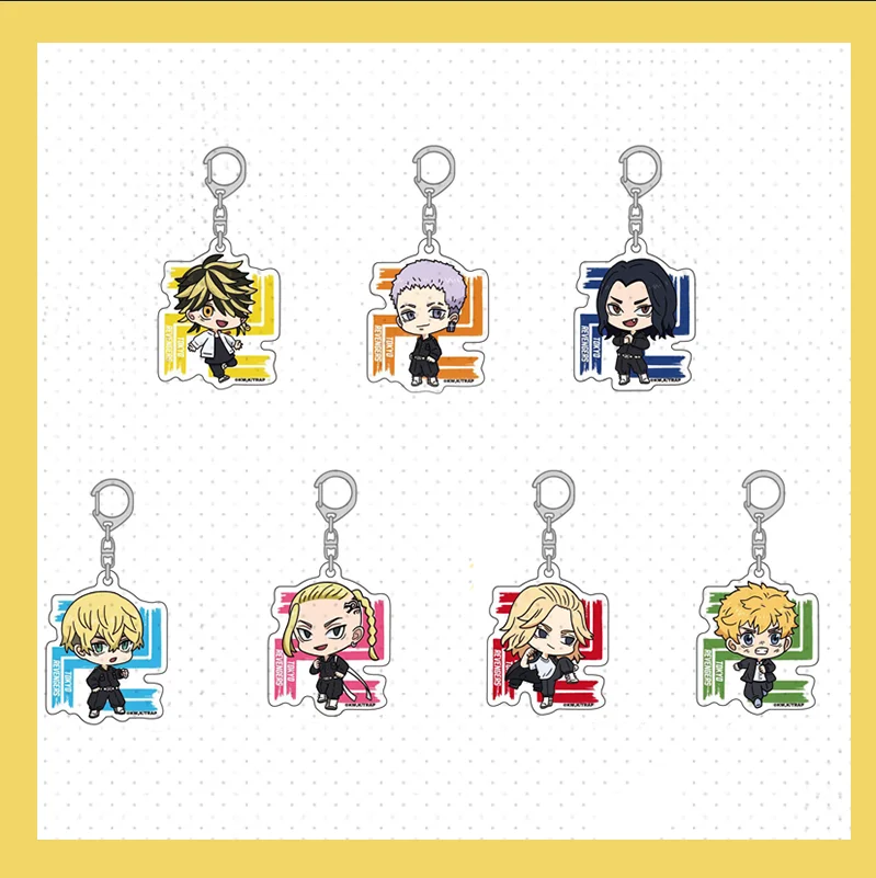 

Аниме Токийский Мстители Sano Manjiro Hanagaki Takemichi подвеска акриловый брелок модная сумочка очаровательный мультяшный милый подарок на Рождество