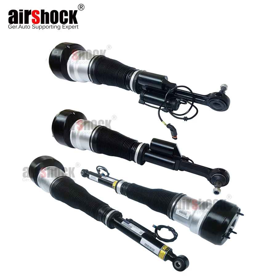 

AirShock Front Suspension Air Spring Rear Air Ride Air Pump For Mercedes W221 4Matic 2213200538(438) 2213205813(5613)