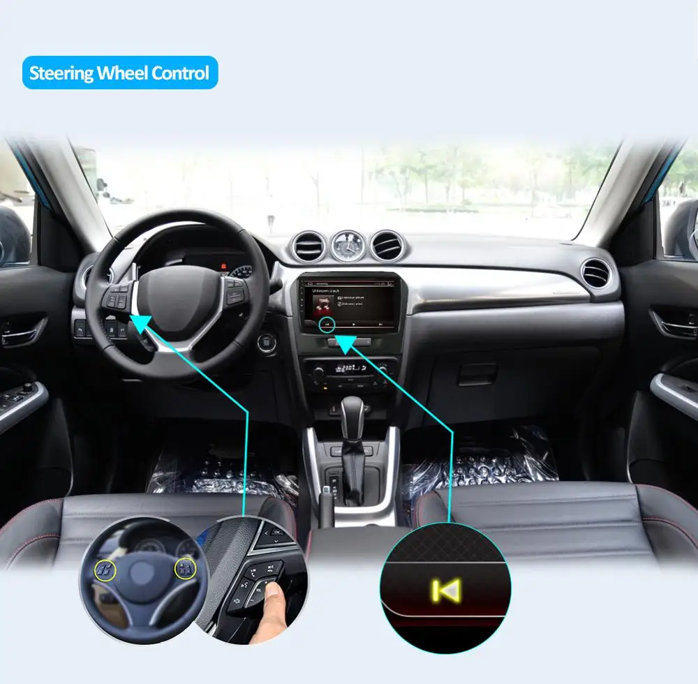 Автомобильный DVD плеер Bosion 2 din Android 10 для Suzuki Vitara 2015 2016 2017 2018 2019 GPS навигация Радио BT