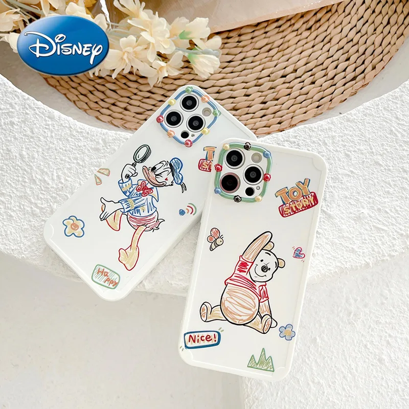 

Disney Donald Duck IPhone 7/8P/X/XR/XS/XSMAX/11/12Pro Silicone Cartoon Personalized Phone Case