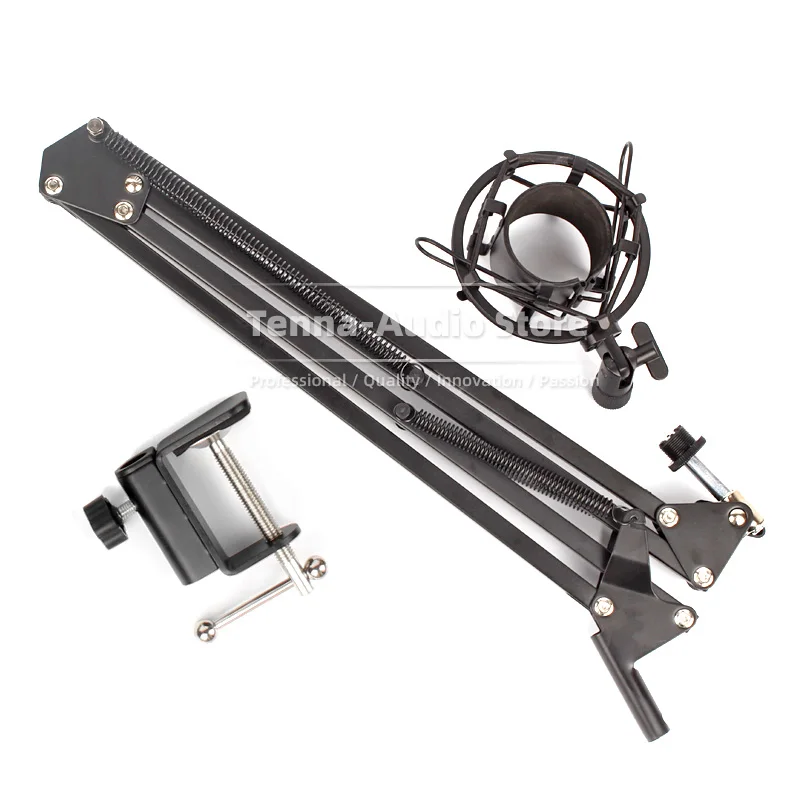 Настольная подставка для телефона + держатель микрофона с ударным креплением