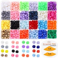 6x8mm acrylic pony beads set colorful charm beads for jewelry making diy necklace bracelet accessories gift 2021 wholesale trend