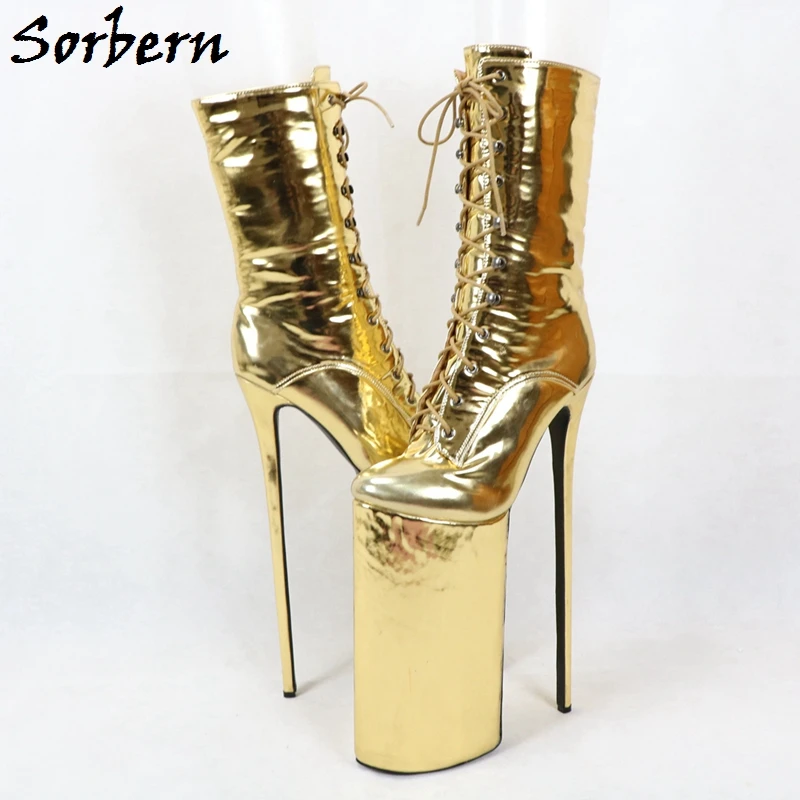 Женские ботинки на высоком каблуке со шнуровкой 12 дюймов | Обувь