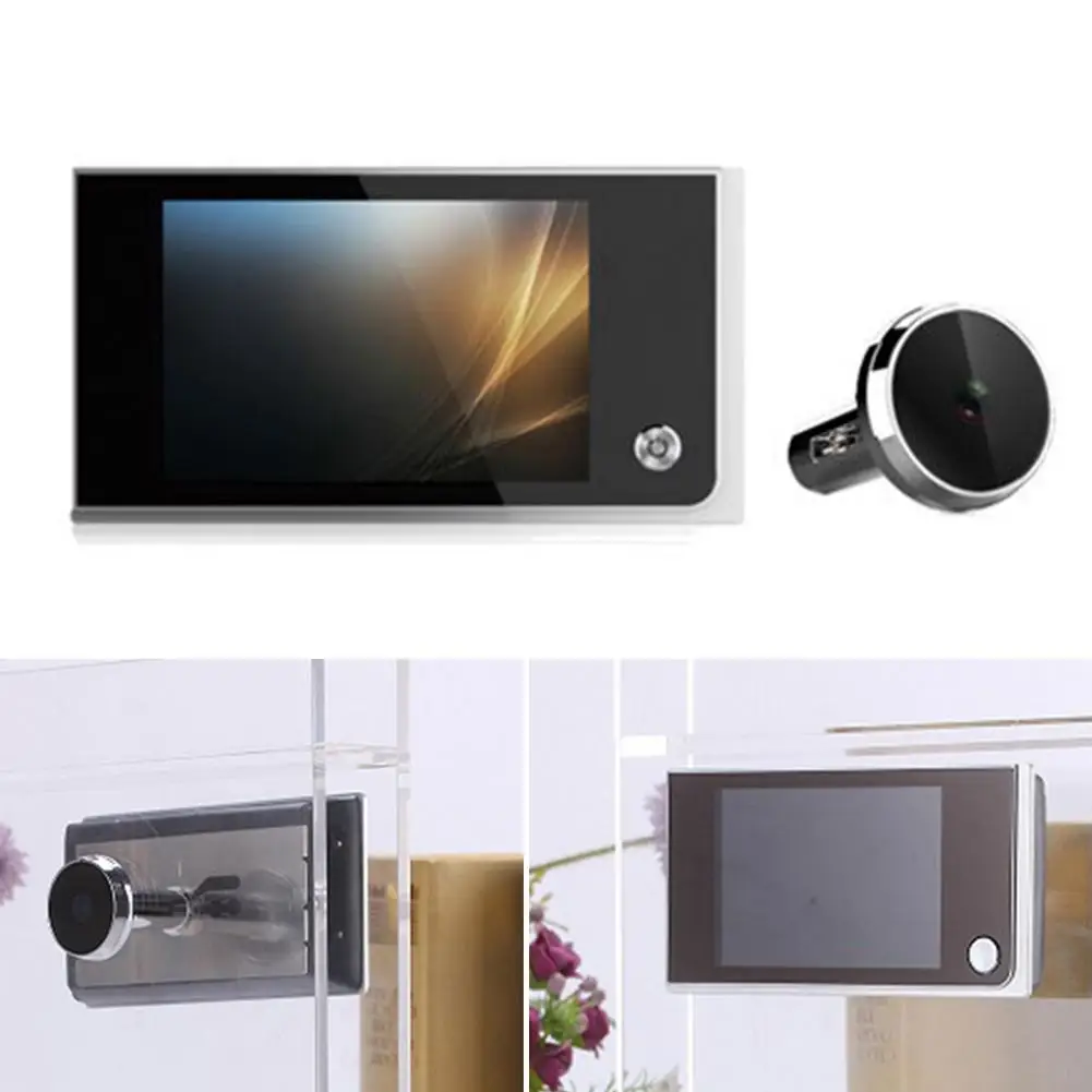 3 5 дюймовый цветной ЖК-дисплей Цифровой глазок для просмотра камеры безопасности