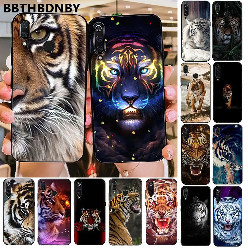 Чехол для телефона с изображением тигра из мягкого термопластичного полиуретана