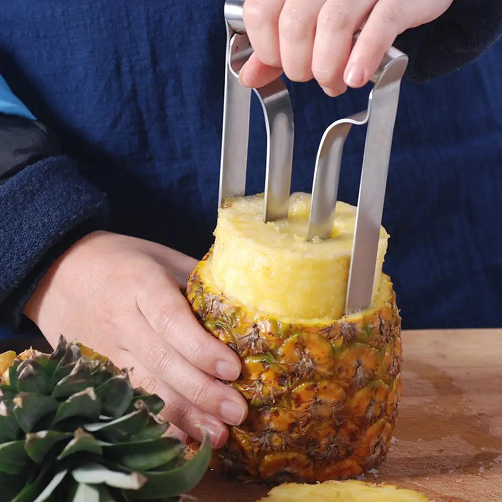 

Knife Kitchen Tool Stainless Steel Fruit Pineapple Corer Slicer Peeler Cutter Parer Pineapple Slicers