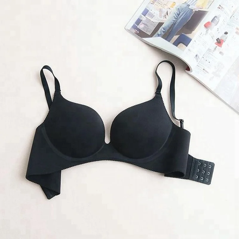 

New Quality Intimate Lingerie Female Underwear Wireless Soft Push Up For Women Bra Cotton Plus Size women ABC Cup Girl Bralette