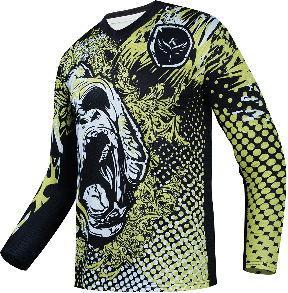 

KEYIYUAN Man Cycling Maillot Motocross Bmx Camisa Ciclismo Mmasculina Mtb Downhill Jersey Moto Cross Motocross Clothes