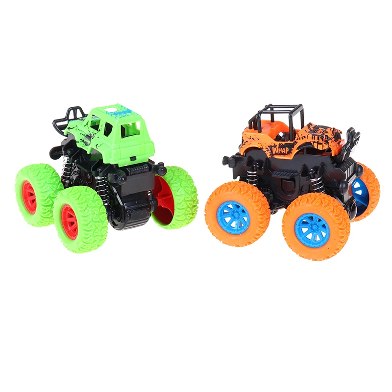 

Monster Truck Durable Toys Car Kids Anti Shock 360 Degree Flipping Gift Vehicles Outdoor Inertia Easy Operate Friction Powered