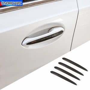 car styling exterior door handle strips decoration sticker trim for bmw 5 series g30 g38 2018 2019 modified accessories free global shipping