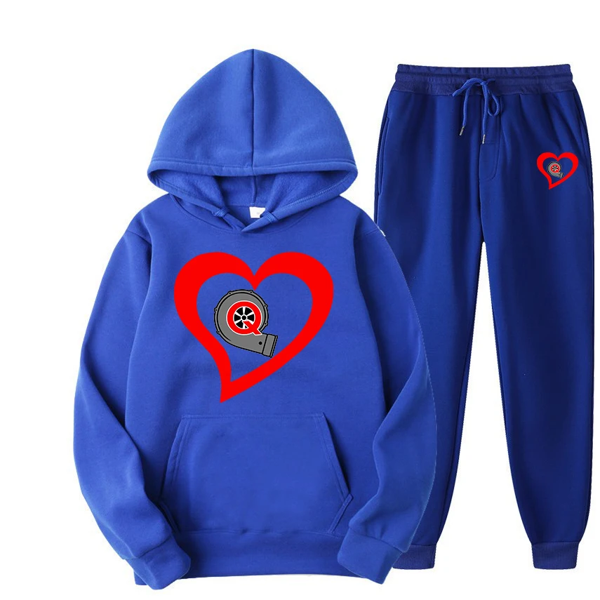 

Spring New print Men and women Hoodie+Pants Two-Pieces Tracksuit Men and women Casual sweater Sets Sportswear Hoodies Set