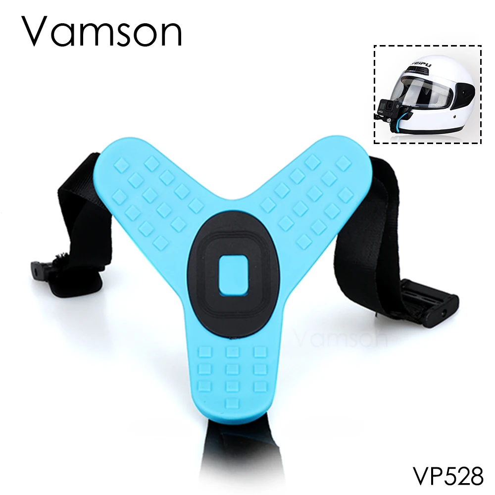 Vamson шлем подбородок Монтажный кронштейн крепление Штатив для GoPro Hero 8 7 5 Черная