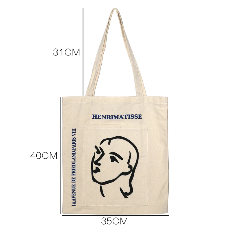 Youda Корейская простая Холщовая Сумка с принтом Женская легкая стильная сумка