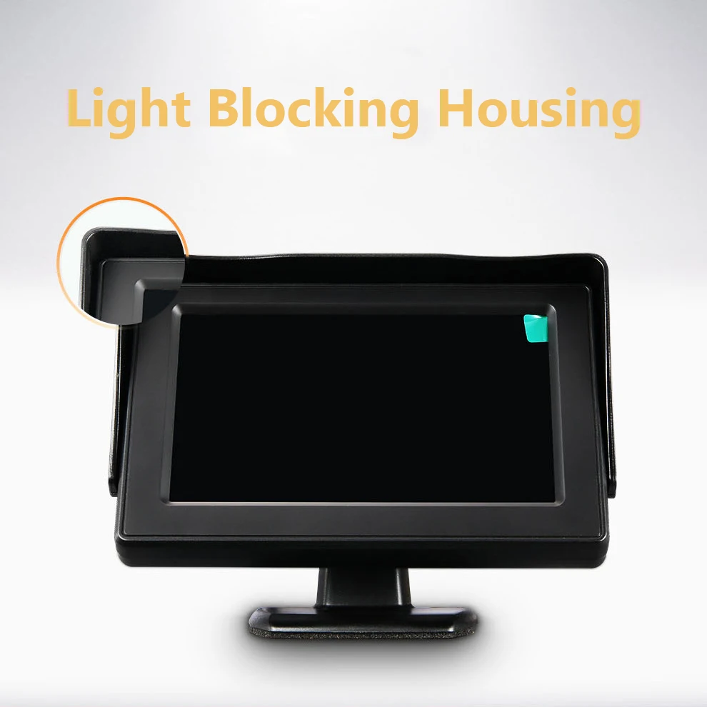 5-дюймовый TFT ЖК-дисплей цветной монитор заднего вида для парковки резервная