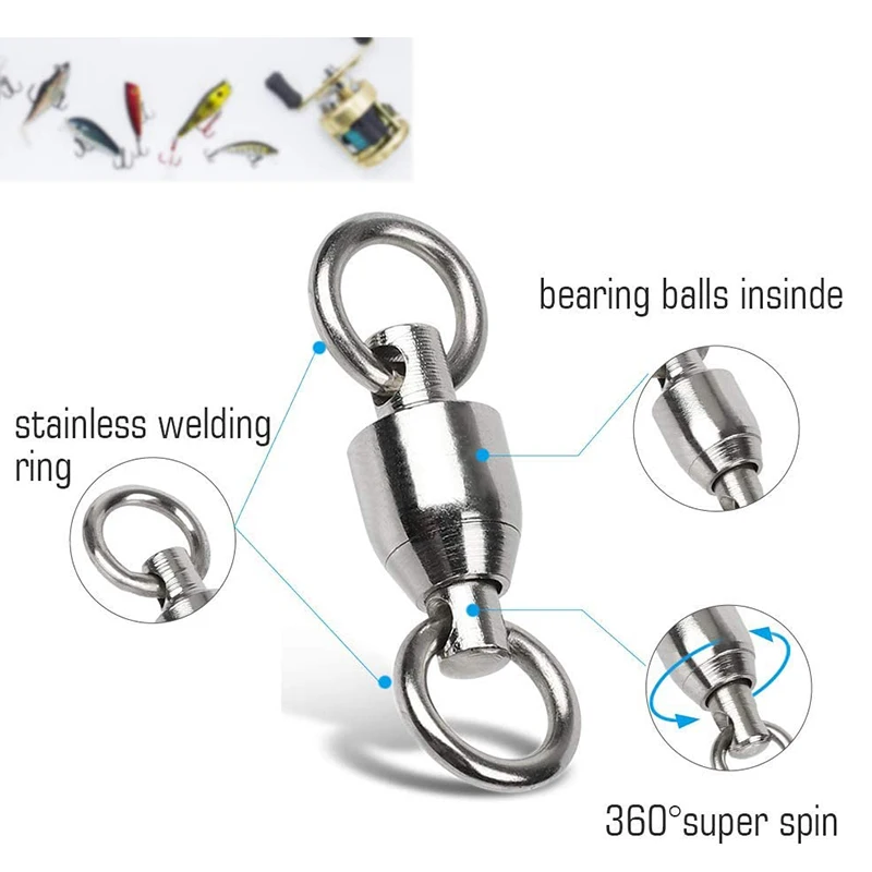 50 шт. шариковый подшипник шарнирное соединение высокопрочная нержавеющая сталь