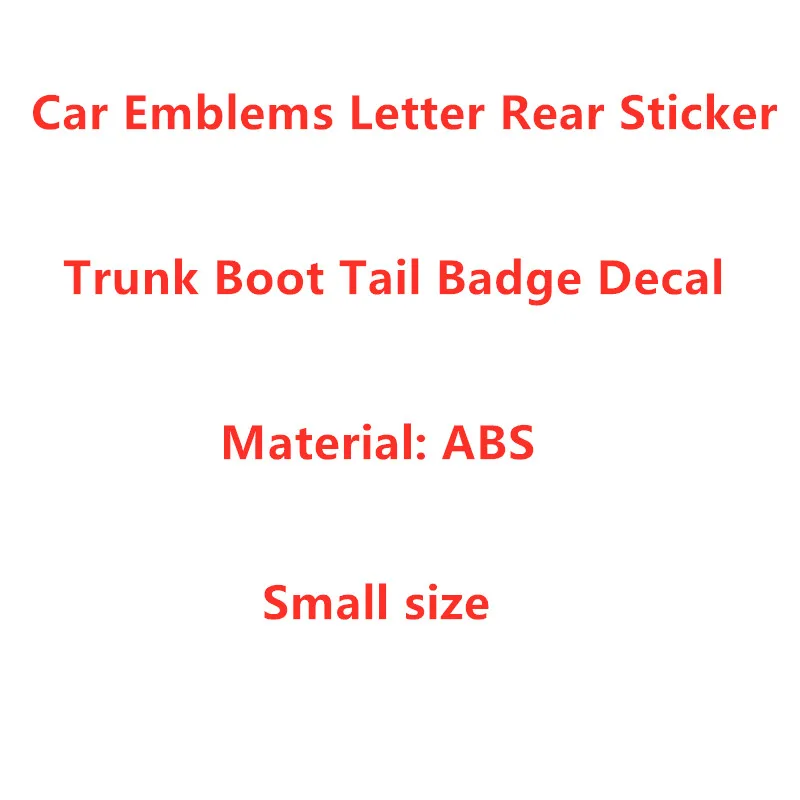 

New ABS Silver Glossy Black Red Car Model Emblem Auto Accessories for Panamera Cayman Boxster Cayenne 911 718 Macan GTS Turbo 4