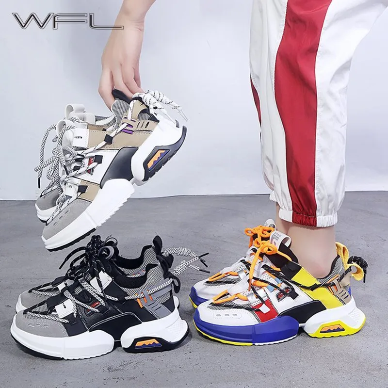 SHOFORT/женские модные кроссовки с перекрестными ремешками на плоской подошве