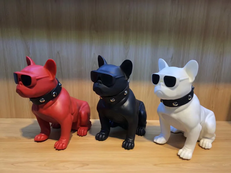 

Bluetooth-динамик для улицы, мини-проектор, головка собаки, Bluetooth-карта, аудио