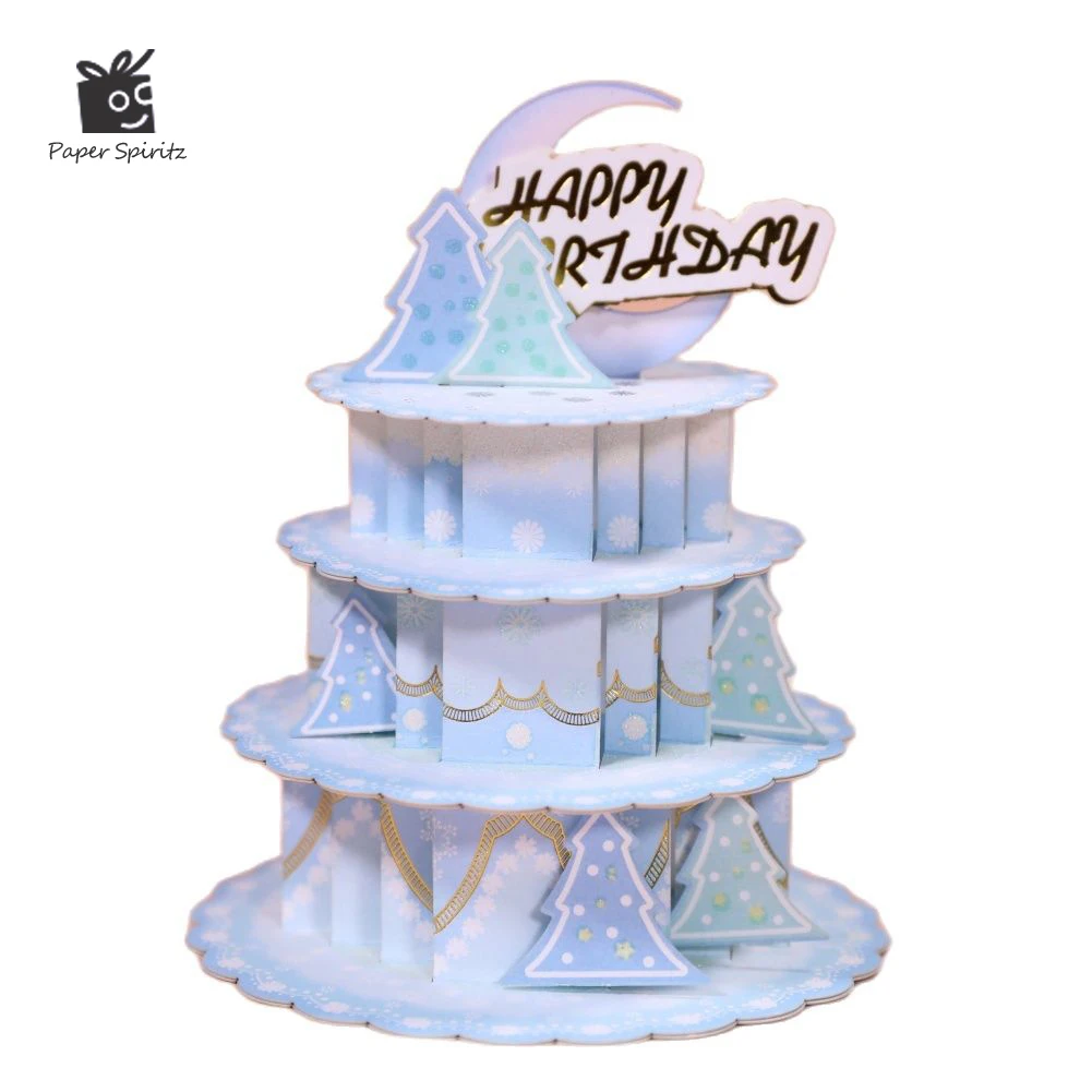 

3D Pop-Up Cards Birthday Greeting Cake Cards for Kids Wife Husband Birthday Cake Postcards Gifts Card blank cards and Envelopes