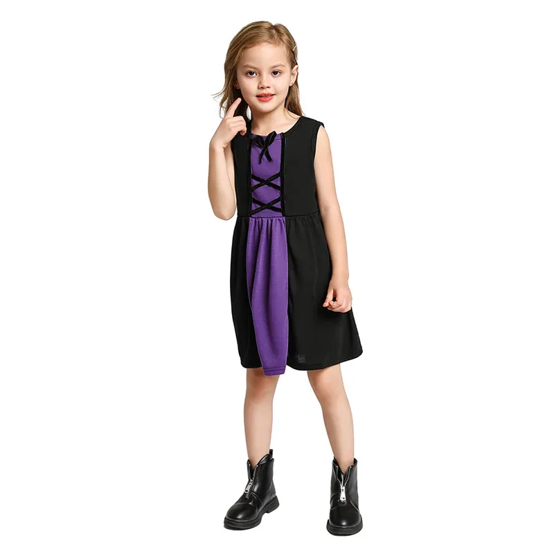 Descendant 3 Mal Dress For Girl Halloween Party Audrey Children Uma Role Playing Costumes 3D print Pattern Kids Clothes | Детская одежда