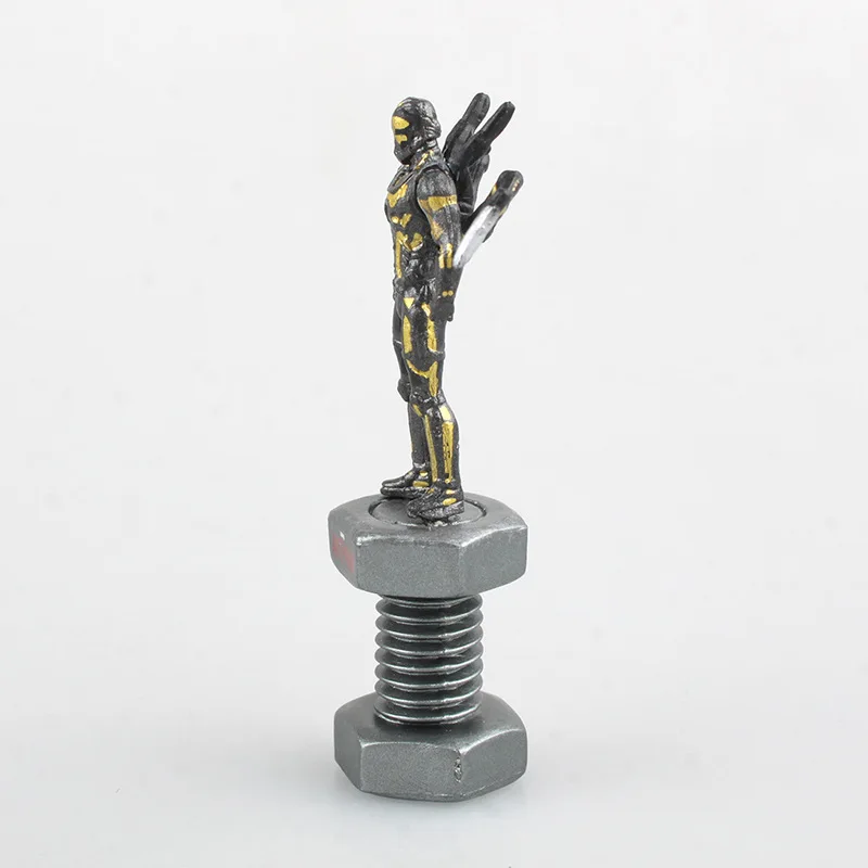 

Disney Marvel Civil War Super Heroes Ant Man Running on A Bullet Mini PVC Action Figure Collectible Model Kids Toys Doll 6.5cm