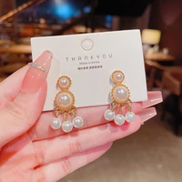 2021 new fashion trendy earrings for women korean elegant sweet party pendientes gilrs fashion jewelry kolczyki drop shipping