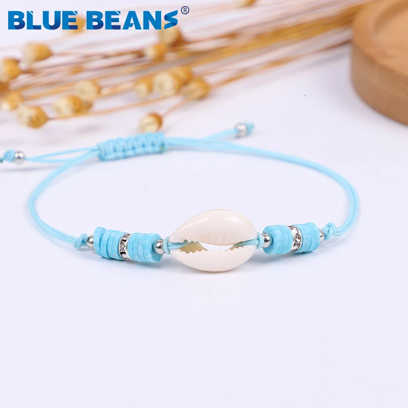 Bohemian Cowrie Shell Bracelets&ampBangles For Women Adjustable Rope Chain Charms Bracelet Beads Beach Jewelry Friendship Gift | Украшения