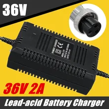 36V 2A lead-acid Battery Charger Wheelchair Charger Golf Cart Charger Electric Bicycle Scooter Ebike Charger Power Adapter