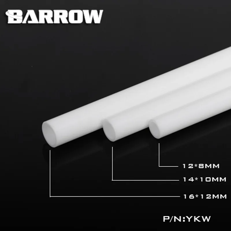 Barrow 500 мм акриловые жесткие трубки прозрачные/белые высококачественные 8*12 мм/10*14