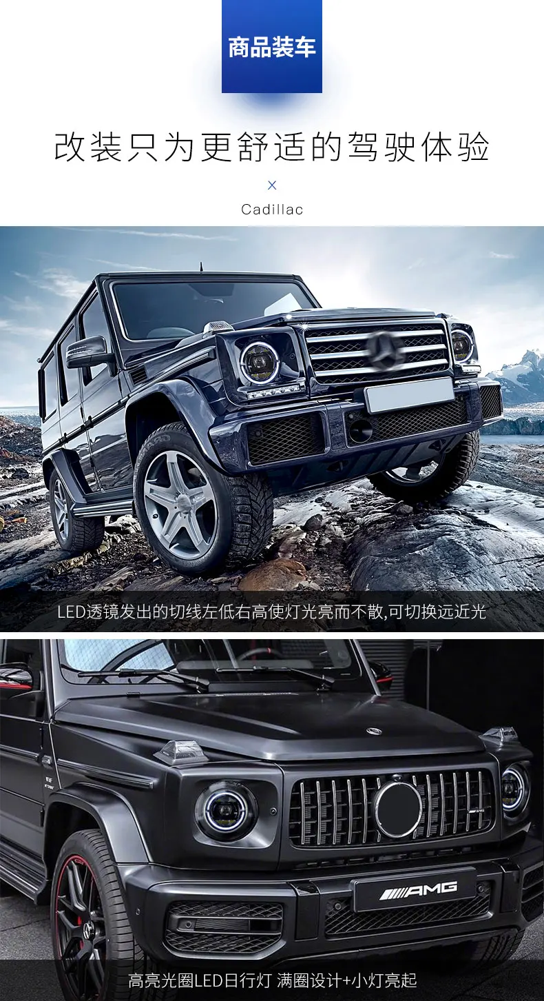 DY_L автомобильный Стайлинг для Benz W463 G350/G500/G55/G63 полный светодиодный фары Полный светодиодный корпус передней фары светодиодный бифокальный объектив