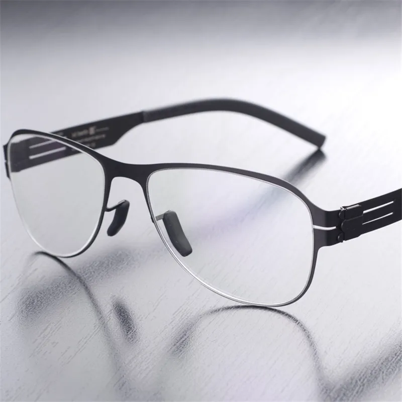 Zerosun очки без винтов для мужчин фирменный дизайн Ультра светильник гибкие по