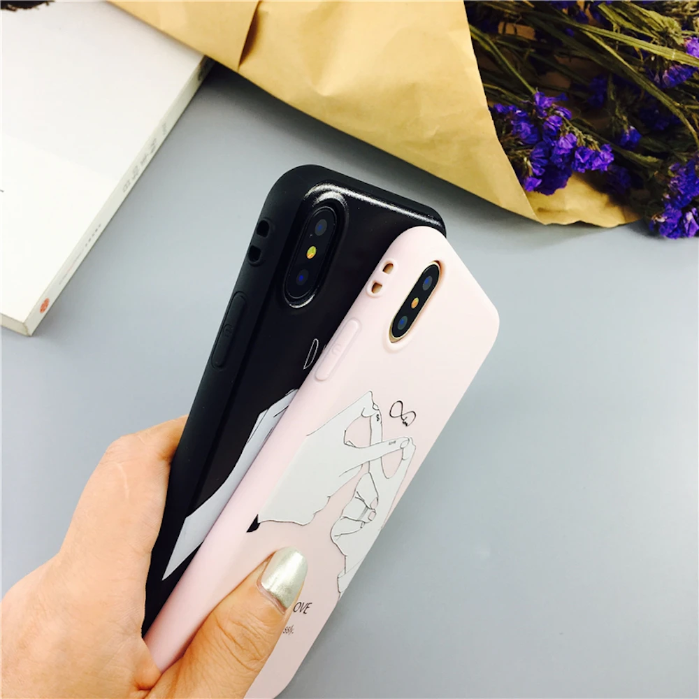 Brand NEW Cute Promise Lover Soft Case for iPhone 11 11Pro 11ProMax X Xs XR XsMax 8Plus 8 7Plus 7 6 6s Plus Phone Cover Coque SP | Мобильные