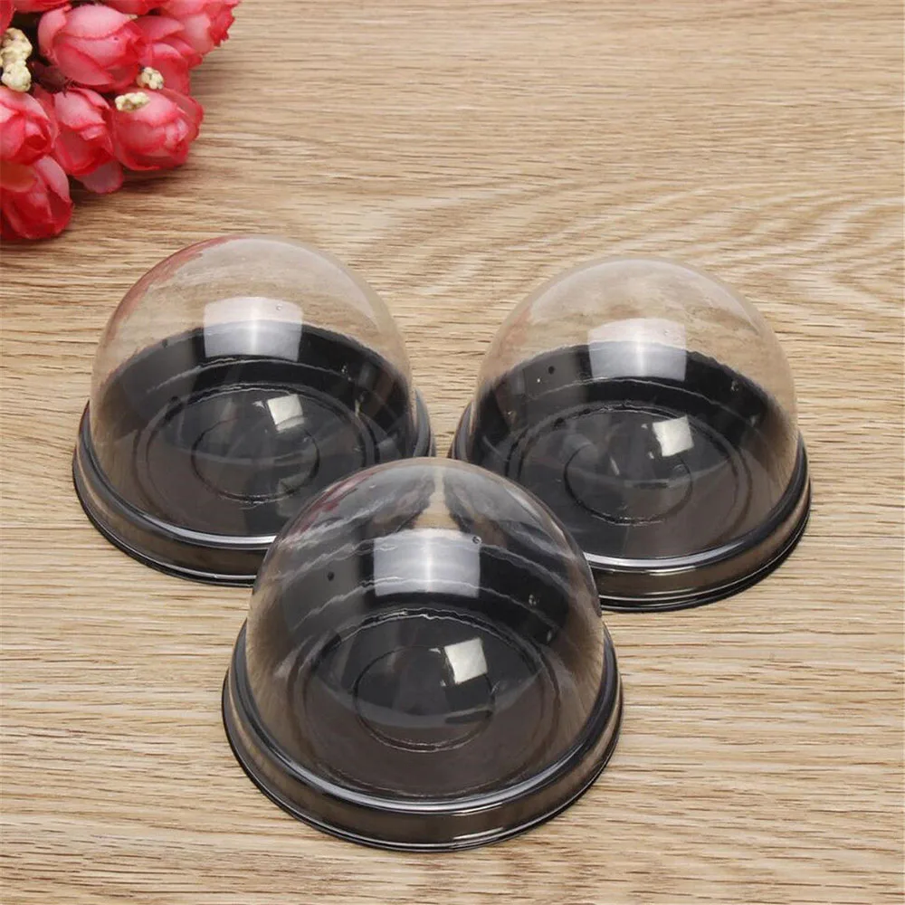 30pcs Plastic Mini Cupcake Boxes Clear Muffin Pod Dome Box Round Cake Packing Dessert Favor Container | Дом и сад