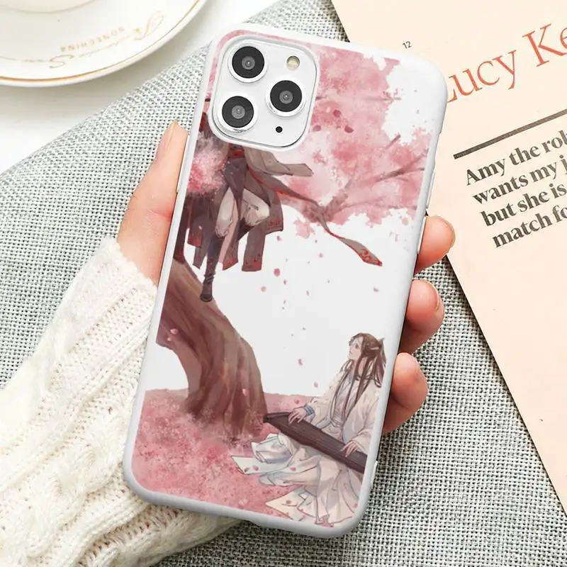 

Anime Mo Dao Zu Shi cute Lovely Phone Case Candy Color for iPhone 11 12 mini pro XS MAX 8 7 6 6S Plus X 5S SE 2020 XR