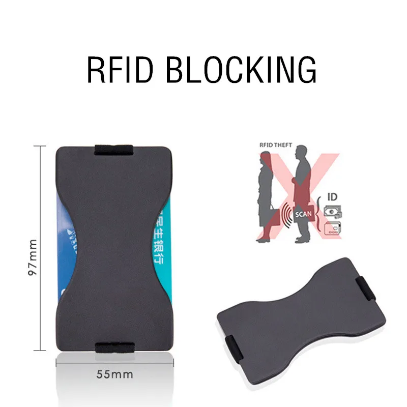 Новинка 2019 держатель для кредитных карт из алюминиевого сплава ультралегкий