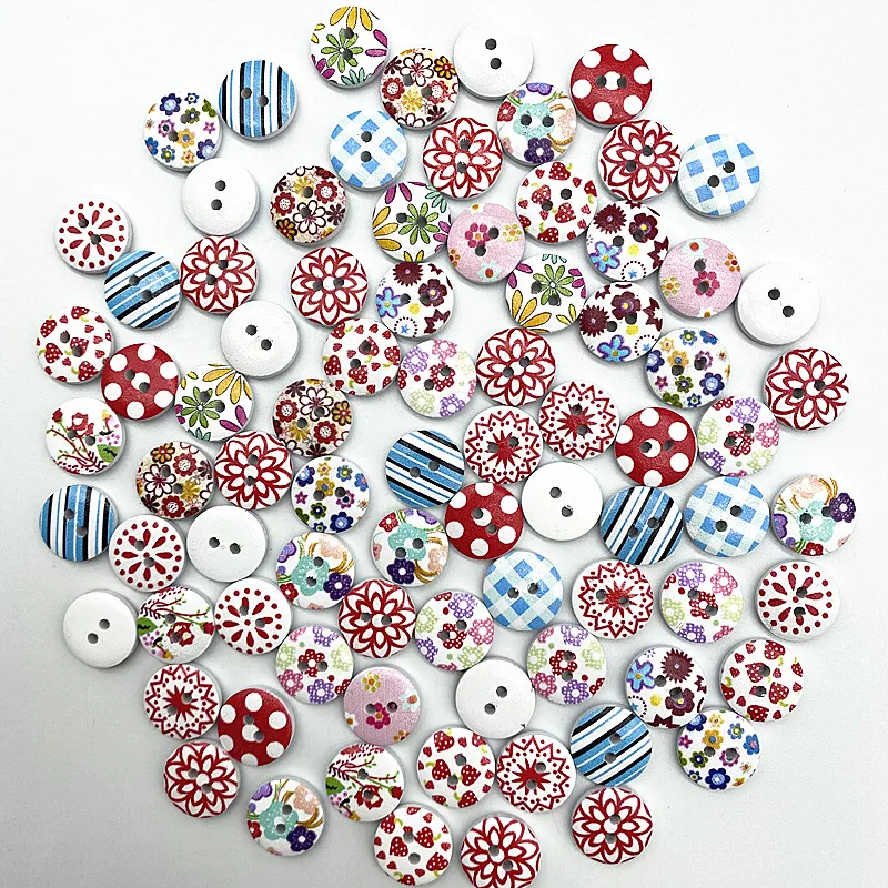 30 шт. круглые пуговицы в клетку 15 мм | Дом и сад