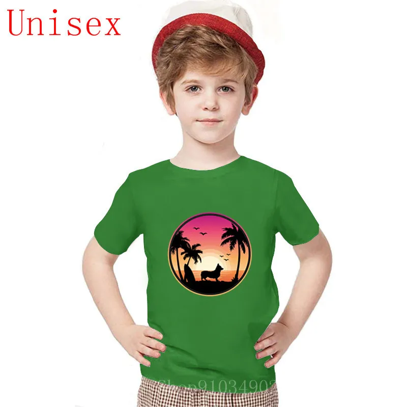 2020 new romper High Quality Corgi-at Beach Harajuku cool Casual funny Unisex Boys Clothes cute kids clothes girls boy | Детская одежда