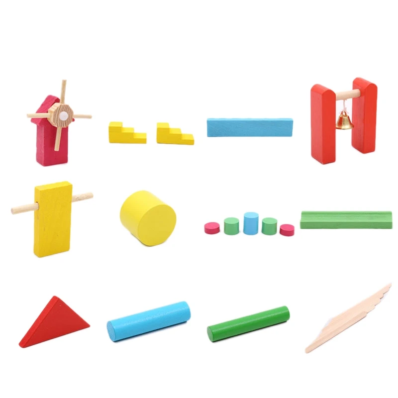 

Kids Wooden ino Institution Accessories Organ Blocks Rainbow Jigsaw inoes Educational Wood Toys