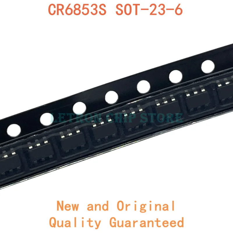 

20PCS CR6853S SOT-23-6 CR6853 6853 SOT23-6 SMD new and original IC Chipset