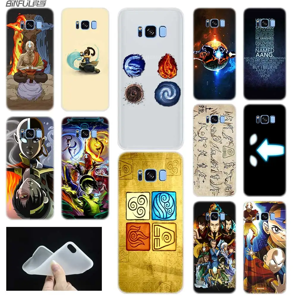 Мягкий чехол Аватара airbender из ТПУ для Samsung Galaxy S7Edge S8 S9 S10 S11 S20 S21 Plus Lite E Ultra|Бамперы| |