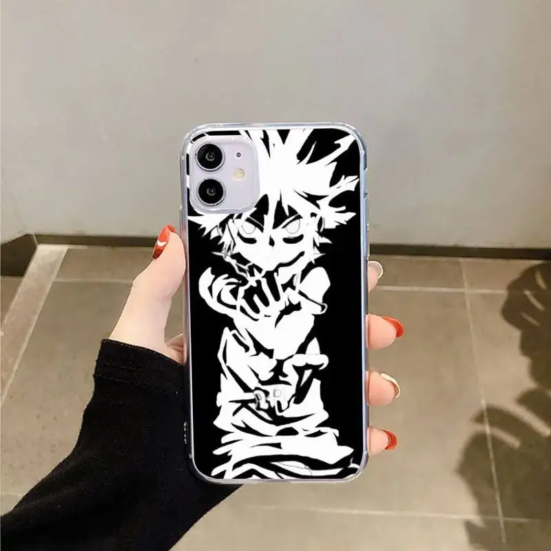 

Japan Anime Hunter x Hunters Phone Case Transparent for iPhone 6 7 8 11 12 s mini pro X XS XR MAX Plus