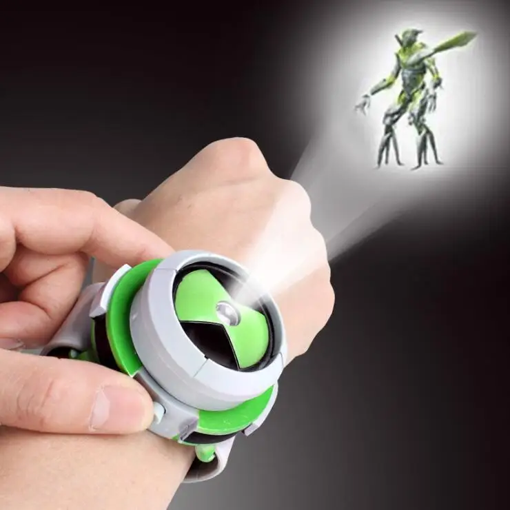 Бен 10 Часы Omnitrix игрушки для детей прожектор Часы подлинный Бен 10 проектор средняя поддержка детей рождественские игрушки