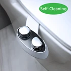 Самоочищающееся биде сиденье для унитаза, биде с распылителем, Анальный очиститель, мусульманский Душ Shattaf, для мытья ягодиц, двойная насадка для биде