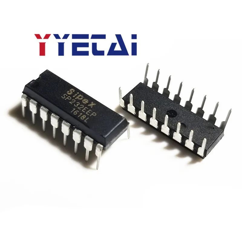 

TAI 10PCS New original imported SP232EEP instead of MAX232EPE inline DIP16