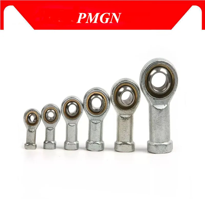 

PMGN 2PCS M14x2.0mm SI14T/K PHSA14 High quality Female Right Hand Thread Rod End Joint Bearing Metric Thread