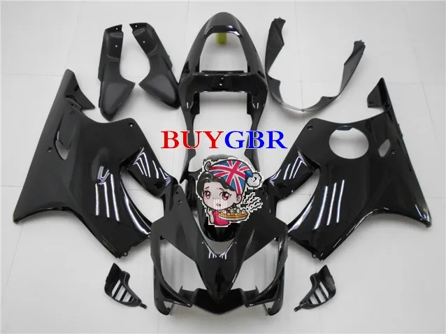 Лидер продаж черные Обтекатели F4i для Honda CBR600F4i 2001 2002 2003 ABS мотоциклетные