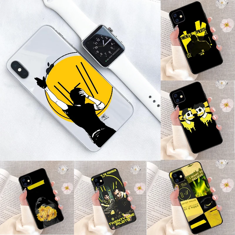 Мягкий силиконовый чехол Twenty One Pilots East is up Sunflower из ТПУ для iPhone 11Pro 5 5S 6 6S Plus 7 8 XR XS MAX